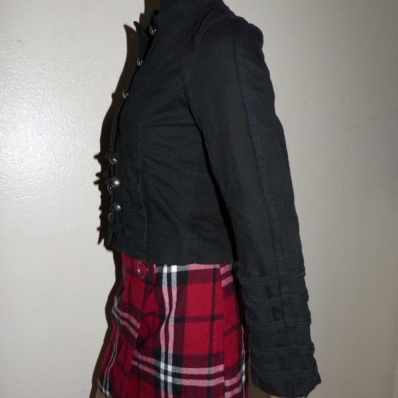 SOLD BY DEEP LOS ANGELES BLACK MILITARY JACKET SZ S - Picture 6 of 16